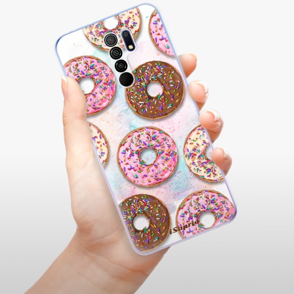 Silikonové pouzdro iSaprio - Xiaomi Redmi 9 - Donuts 11
