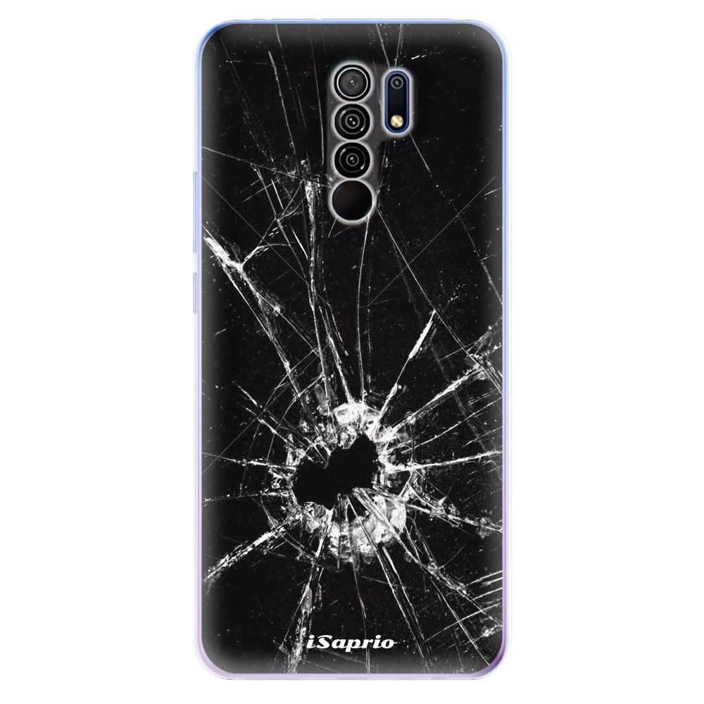 Odolné silikonové pouzdro iSaprio - Broken Glass 10 na mobil Xiaomi Redmi 9 (Odolný silikonový kryt, obal, pouzdro iSaprio - Broken Glass 10 na mobilní telefon Xiaomi Redmi 9)