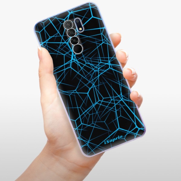 Silikonové pouzdro iSaprio - Xiaomi Redmi 9 - Abstract Outlines 12