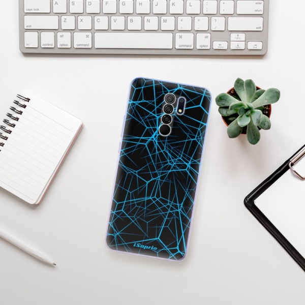 Silikonové pouzdro iSaprio - Xiaomi Redmi 9 - Abstract Outlines 12