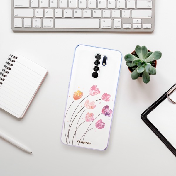 Silikonové pouzdro iSaprio - Xiaomi Redmi 9 - Flowers 14