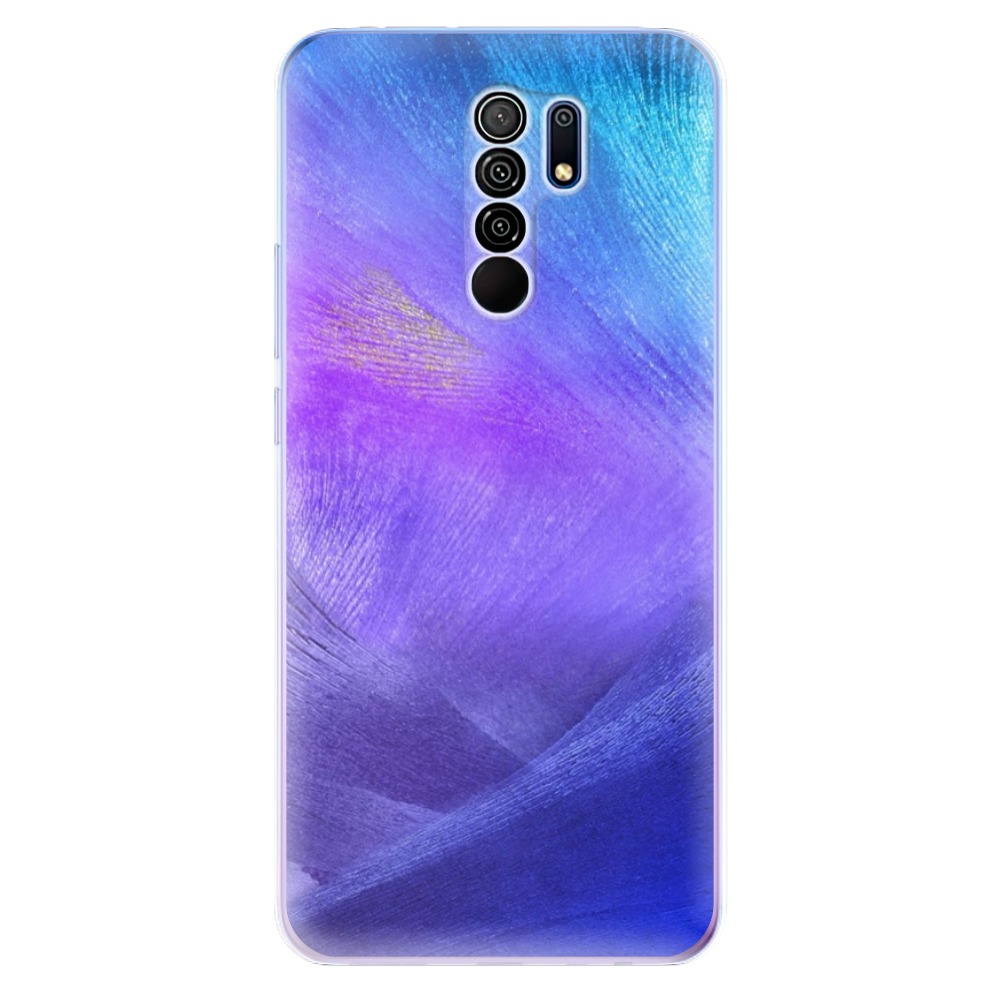 Odolné silikonové pouzdro iSaprio - Purple Feathers - Xiaomi Redmi 9