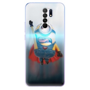 Silikonové pouzdro iSaprio - Xiaomi Redmi 9 - Mimons Superman 02