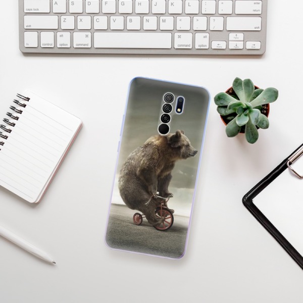 Silikonové pouzdro iSaprio - Xiaomi Redmi 9 - Bear 01