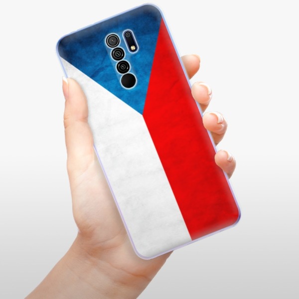 Silikonové pouzdro iSaprio - Xiaomi Redmi 9 - Czech Flag