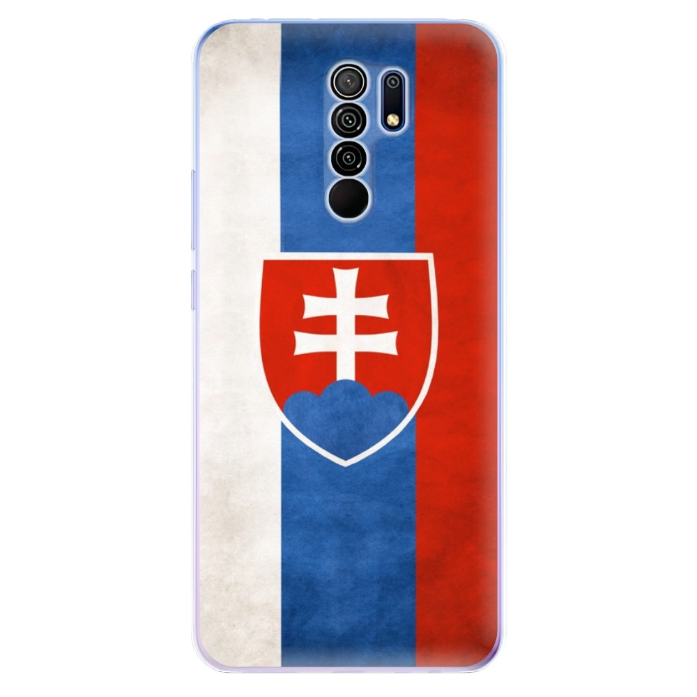 Odolné silikonové pouzdro iSaprio - Slovakia Flag - Xiaomi Redmi 9