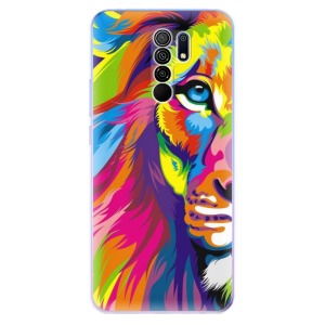 Silikonové pouzdro iSaprio - Xiaomi Redmi 9 - Rainbow Lion
