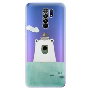 Silikonové pouzdro iSaprio - Xiaomi Redmi 9 - Bear With Boat