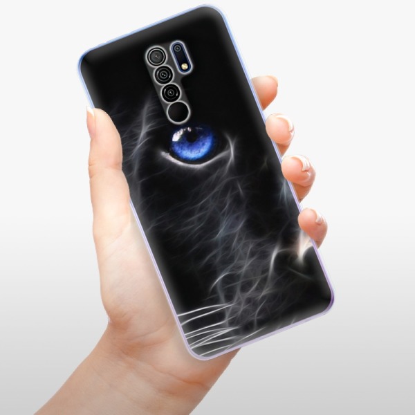 Silikonové pouzdro iSaprio - Xiaomi Redmi 9 - Black Puma