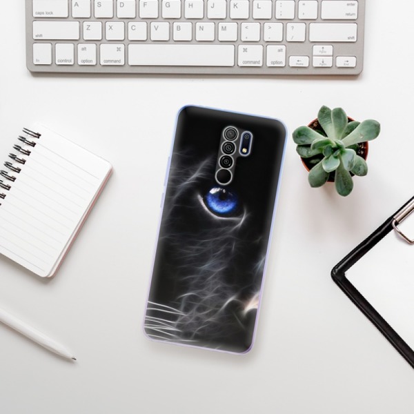 Silikonové pouzdro iSaprio - Xiaomi Redmi 9 - Black Puma