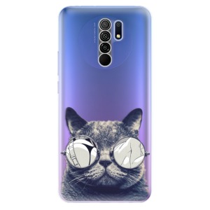 Silikonové pouzdro iSaprio - Xiaomi Redmi 9 - Crazy Cat 01