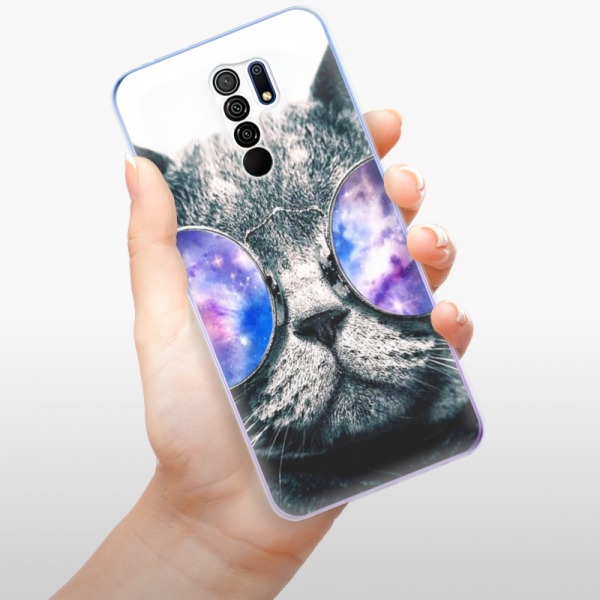 Silikonové pouzdro iSaprio - Xiaomi Redmi 9 - Galaxy Cat