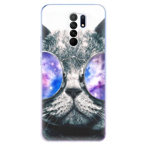 Silikonové pouzdro iSaprio - Xiaomi Redmi 9 - Galaxy Cat