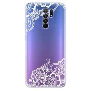 Silikonové pouzdro iSaprio - Xiaomi Redmi 9 - White Lace 02