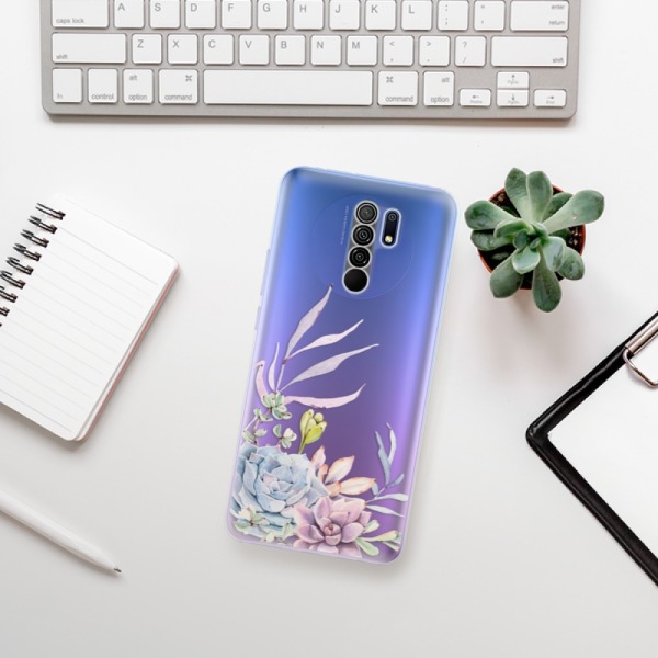 Silikonové pouzdro iSaprio - Xiaomi Redmi 9 - Succulent 01