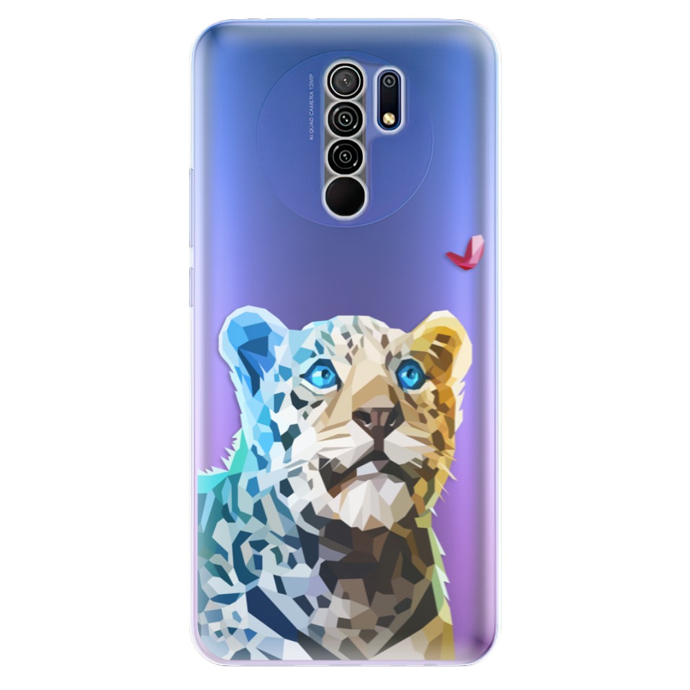 Odolné silikonové pouzdro iSaprio - Leopard With Butterfly - Xiaomi Redmi 9