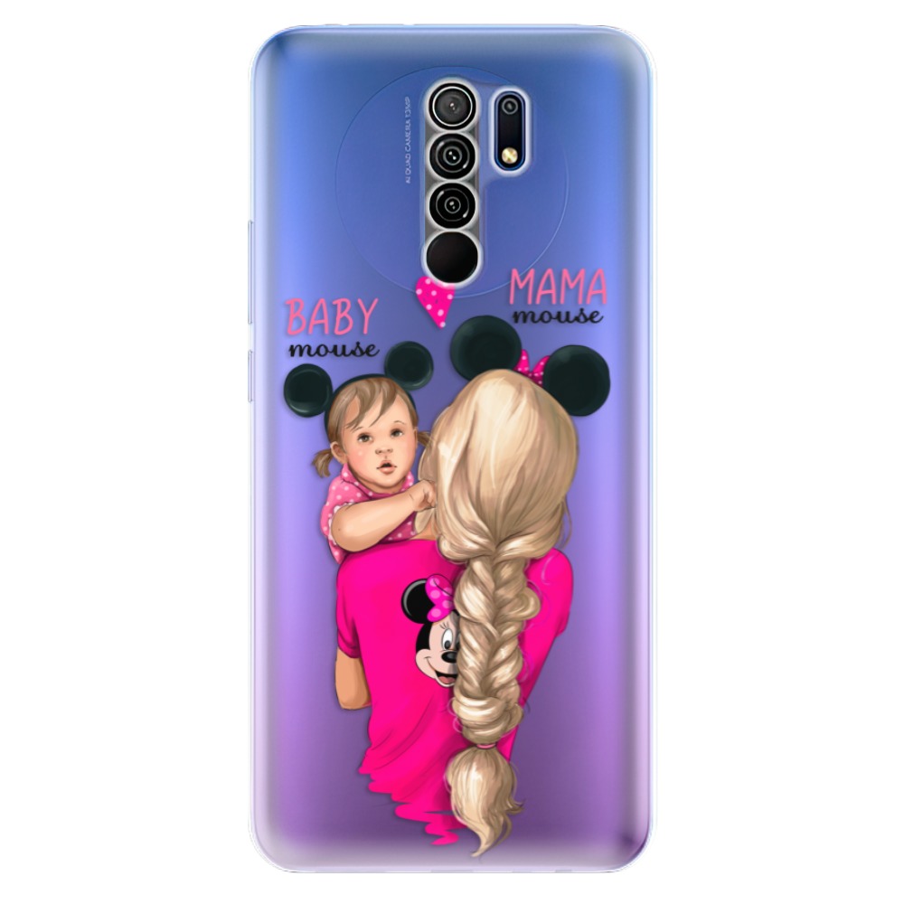 Odolné silikonové pouzdro iSaprio - Mama Mouse Blond and Girl - Xiaomi Redmi 9