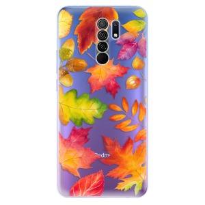 Silikonové pouzdro iSaprio - Xiaomi Redmi 9 - Autumn Leaves 01
