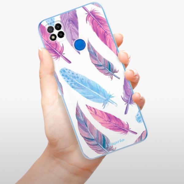 Silikonové pouzdro iSaprio - Xiaomi Redmi 9C - Feather Pattern 10 -VÝPRODEJ
