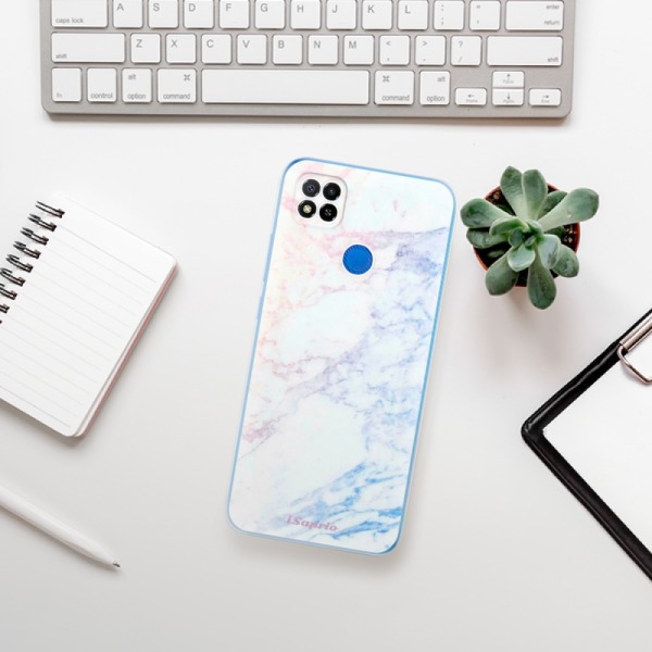 Silikonové pouzdro iSaprio - Xiaomi Redmi 9C - Raibow Marble 10