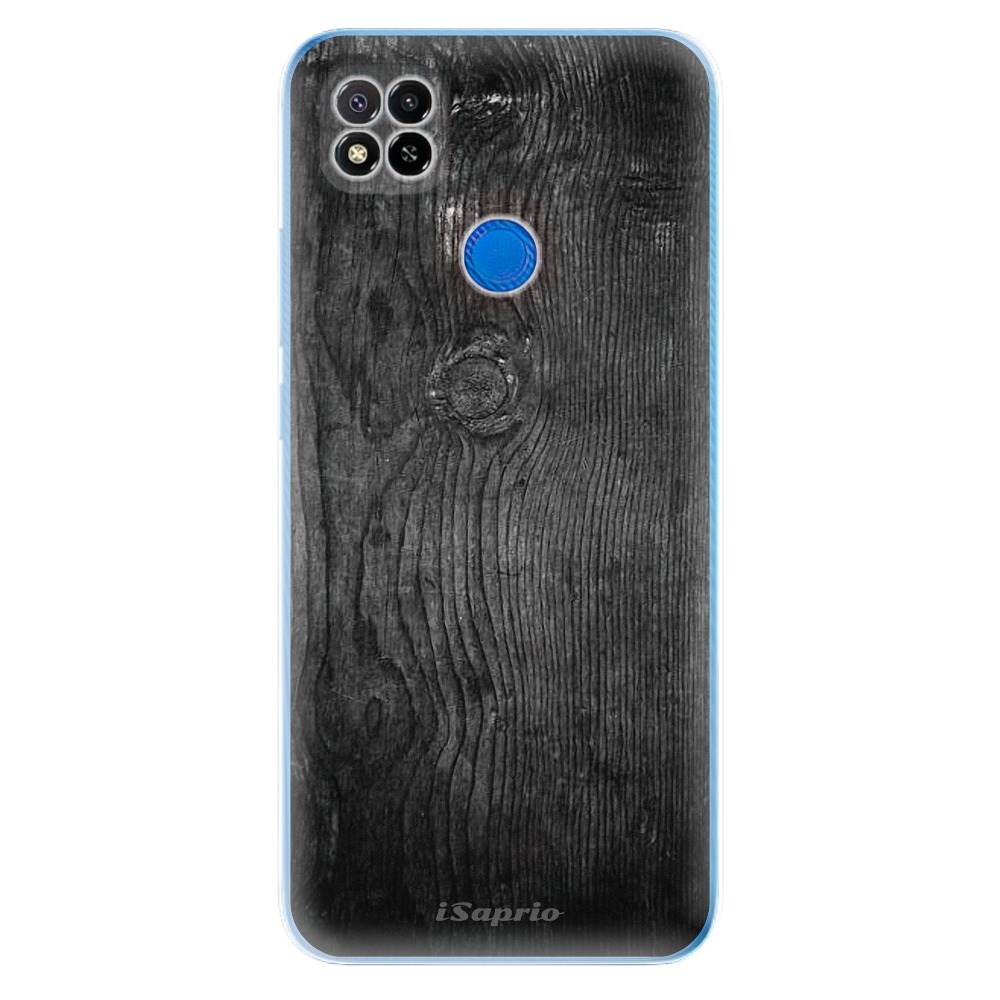 Odolné silikonové pouzdro iSaprio - Black Wood 13 na mobil Xiaomi Redmi 9C (Odolný silikonový kryt, obal, pouzdro iSaprio - Black Wood 13 na mobilní telefon Xiaomi Redmi 9C)