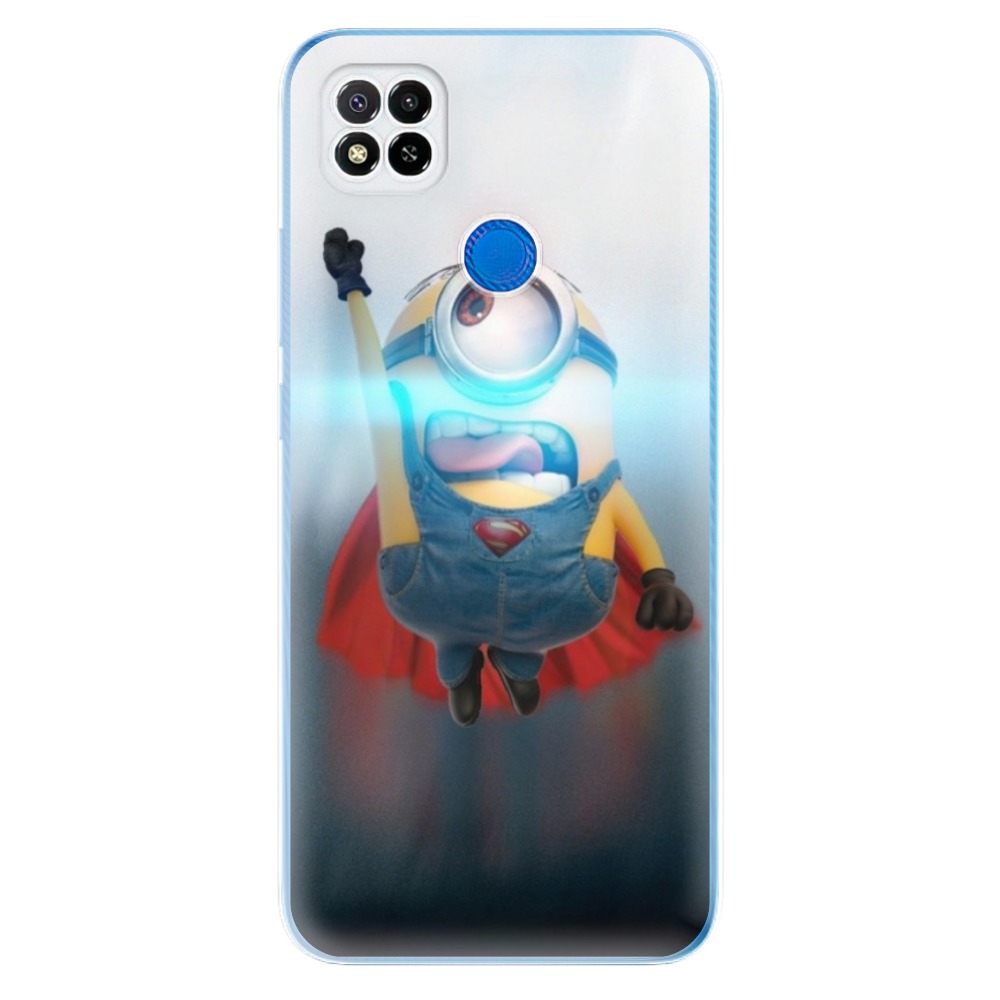 Odolné silikonové pouzdro iSaprio - Mimons Superman 02 - Xiaomi Redmi 9C