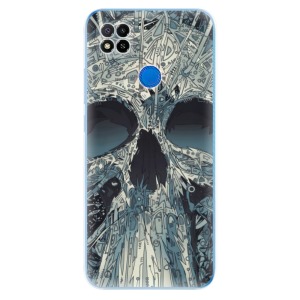 Odolné silikonové pouzdro iSaprio - Abstract Skull na mobil Xiaomi Redmi 9C