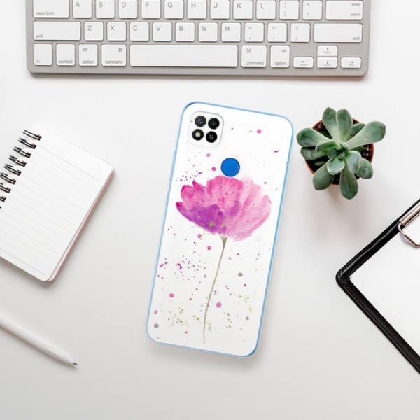 Silikonové pouzdro iSaprio - Xiaomi Redmi 9C - Poppies