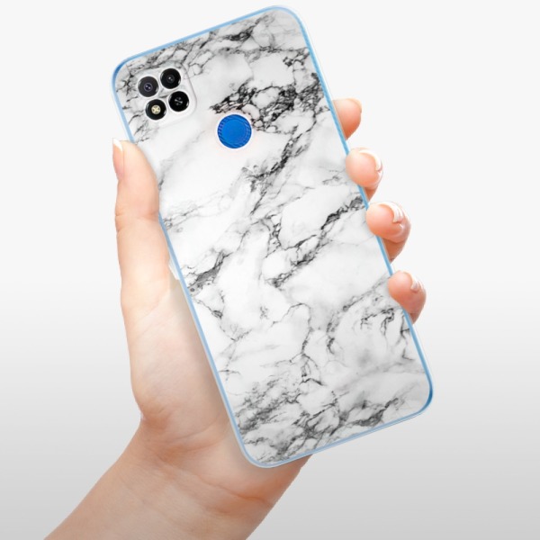 Silikonové pouzdro iSaprio - Xiaomi Redmi 9C - White Marble 01