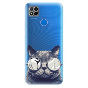 Odolné silikonové pouzdro iSaprio - Crazy Cat 01 na mobil Xiaomi Redmi 9C
