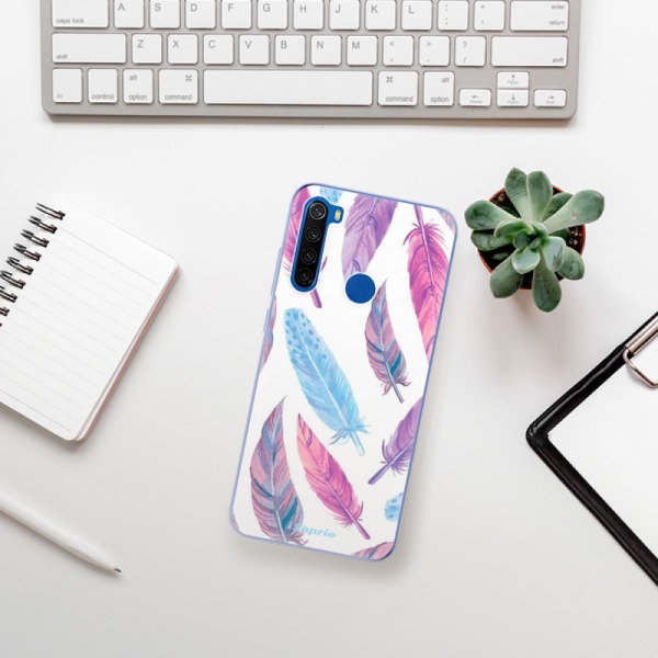 Silikonové pouzdro iSaprio - Xiaomi Redmi Note 8T - Feather Pattern 10
