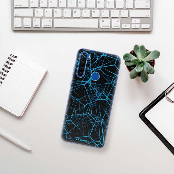Silikonové pouzdro iSaprio - Xiaomi Redmi Note 8T - Abstract Outlines 12