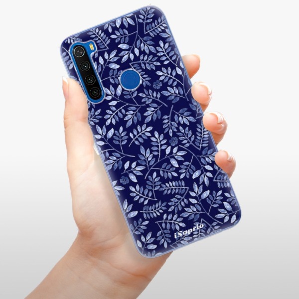 Silikonové pouzdro iSaprio - Xiaomi Redmi Note 8T - Blue Leaves 05
