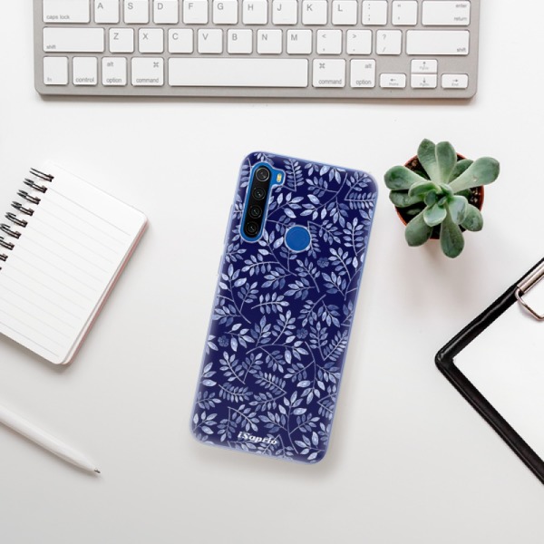 Silikonové pouzdro iSaprio - Xiaomi Redmi Note 8T - Blue Leaves 05