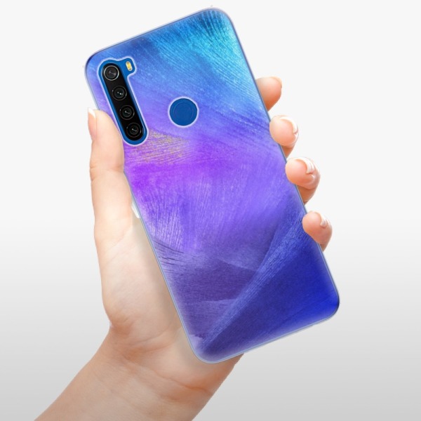Silikonové pouzdro iSaprio - Xiaomi Redmi Note 8T - Purple Feathers