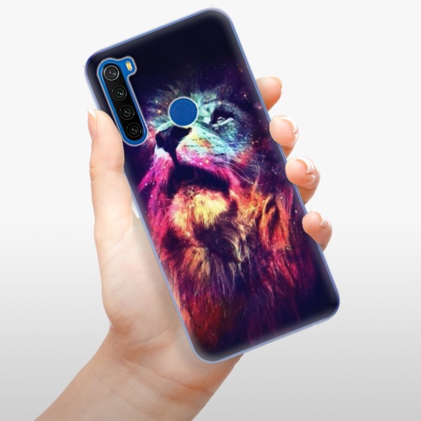 Silikonové pouzdro iSaprio - Xiaomi Redmi Note 8T - Lion in Colors