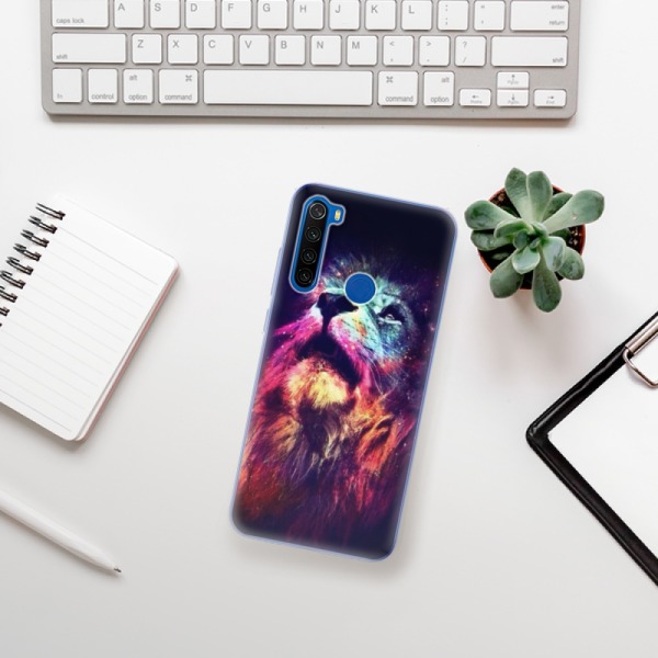 Silikonové pouzdro iSaprio - Xiaomi Redmi Note 8T - Lion in Colors