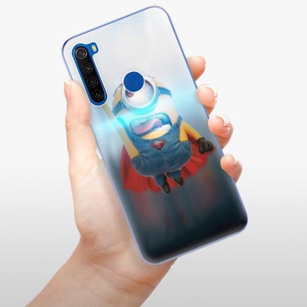 Silikonové pouzdro iSaprio - Xiaomi Redmi Note 8T - Mimons Superman 02