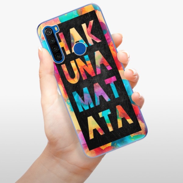 Silikonové pouzdro iSaprio - Xiaomi Redmi Note 8T - Hakuna Matata 01