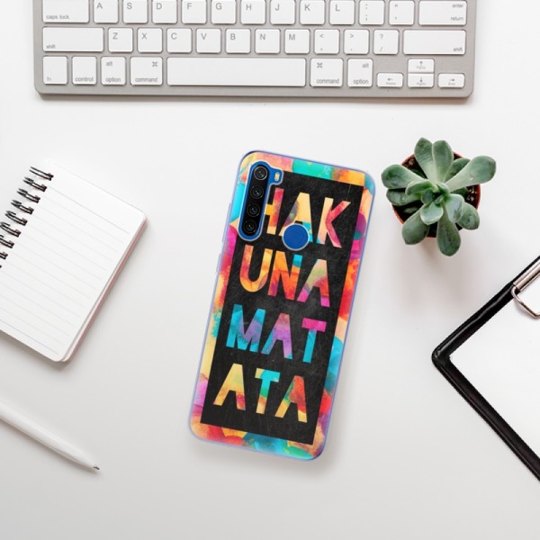Silikonové pouzdro iSaprio - Xiaomi Redmi Note 8T - Hakuna Matata 01