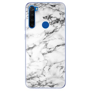 Silikonové pouzdro iSaprio - Xiaomi Redmi Note 8T - White Marble 01