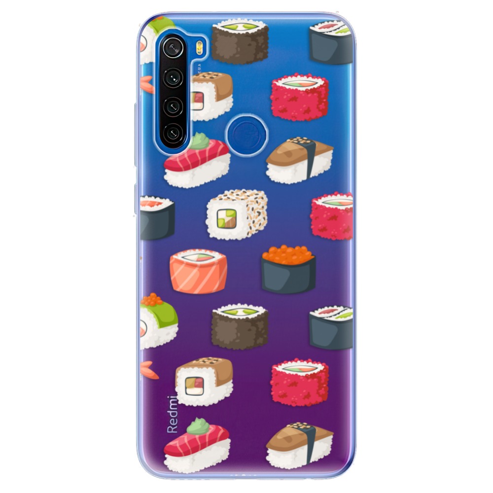Odolné silikonové pouzdro iSaprio - Sushi Pattern na mobil Xiaomi Redmi Note 8T (Odolný silikonový kryt, obal, pouzdro iSaprio - Sushi Pattern na mobilní telefon Xiaomi Redmi Note 8T)