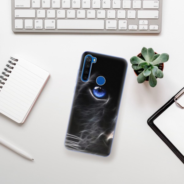 Silikonové pouzdro iSaprio - Xiaomi Redmi Note 8T - Black Puma
