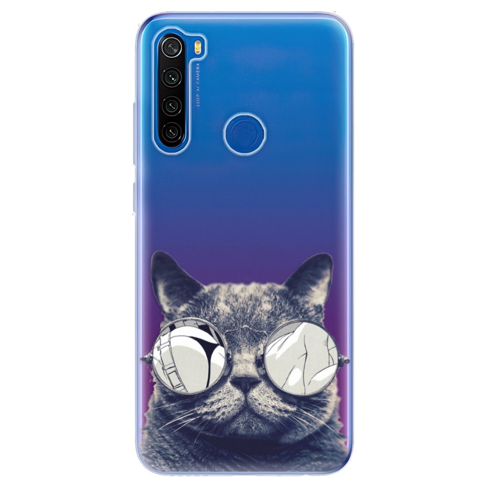 Odolné silikonové pouzdro iSaprio - Crazy Cat 01 na mobil Xiaomi Redmi Note 8T (Odolný silikonový kryt, obal, pouzdro iSaprio - Crazy Cat 01 na mobilní telefon Xiaomi Redmi Note 8T)