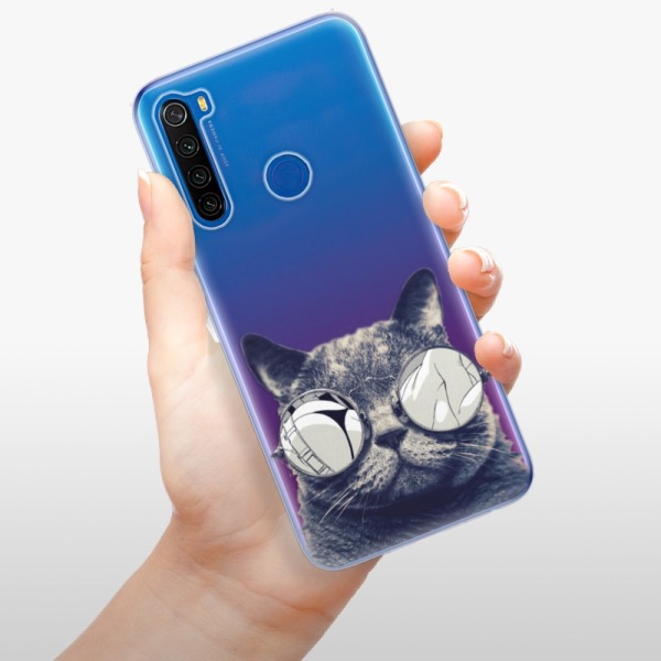 Silikonové pouzdro iSaprio - Xiaomi Redmi Note 8T - Crazy Cat 01
