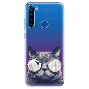 Silikonové pouzdro iSaprio - Xiaomi Redmi Note 8T - Crazy Cat 01