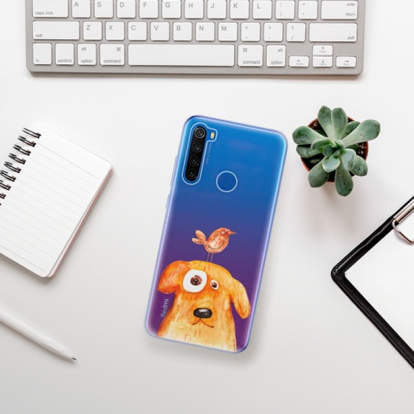 Silikonové pouzdro iSaprio - Xiaomi Redmi Note 8T - Dog And Bird