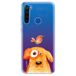 Silikonové pouzdro iSaprio - Xiaomi Redmi Note 8T - Dog And Bird