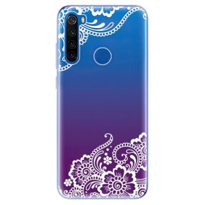 Silikonové pouzdro iSaprio - Xiaomi Redmi Note 8T - White Lace 02