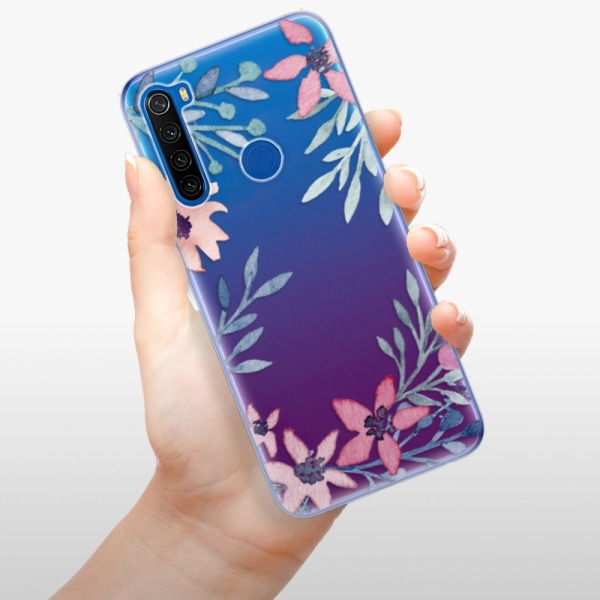Silikonové pouzdro iSaprio - Xiaomi Redmi Note 8T - Leaves and Flowers